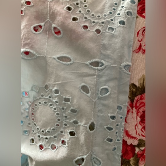 Maeve by Anthropologie - Blue eyelet Spring/Summer jacket - OSFM - Picture 6 of 8